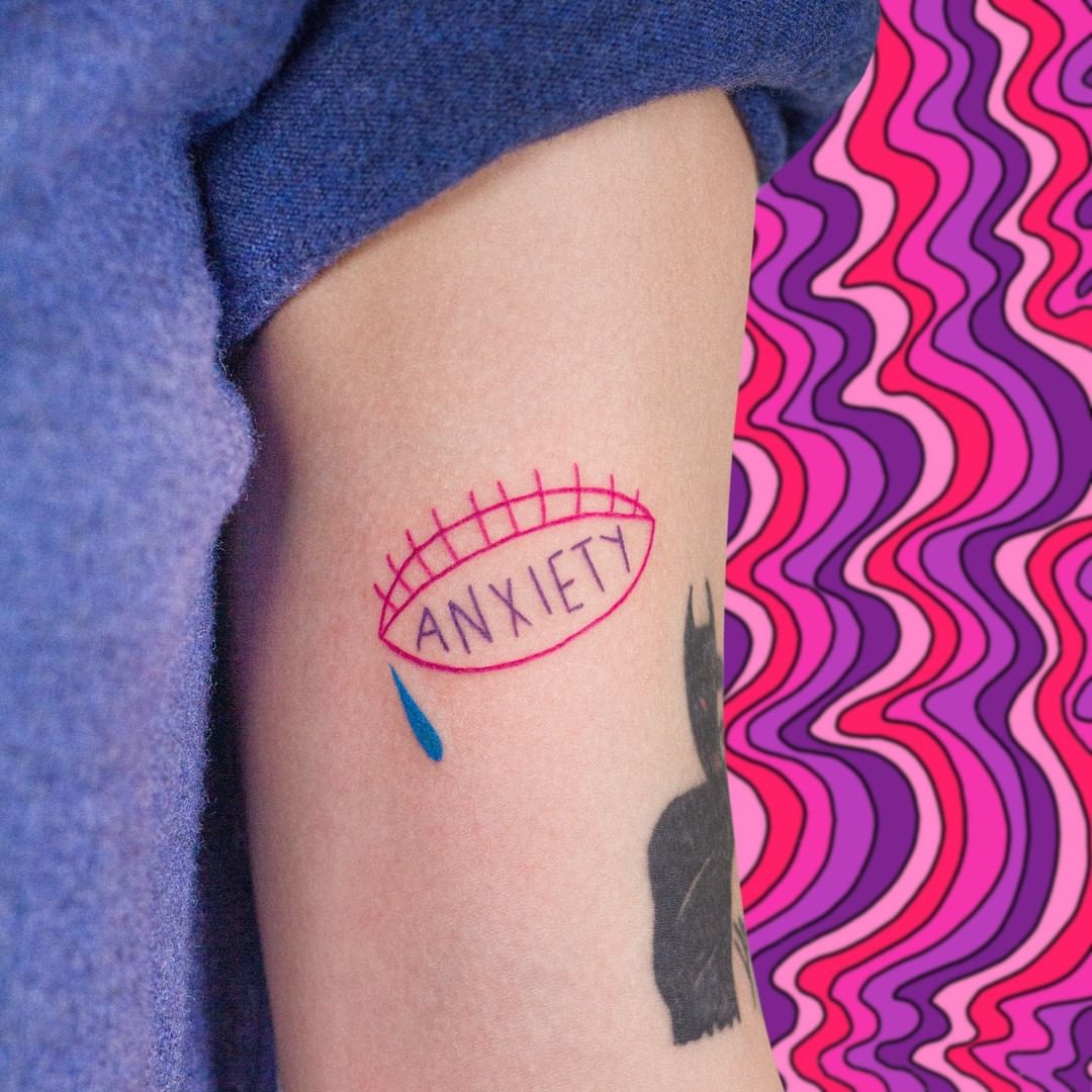 30 Meaningful Anxiety Tattoos