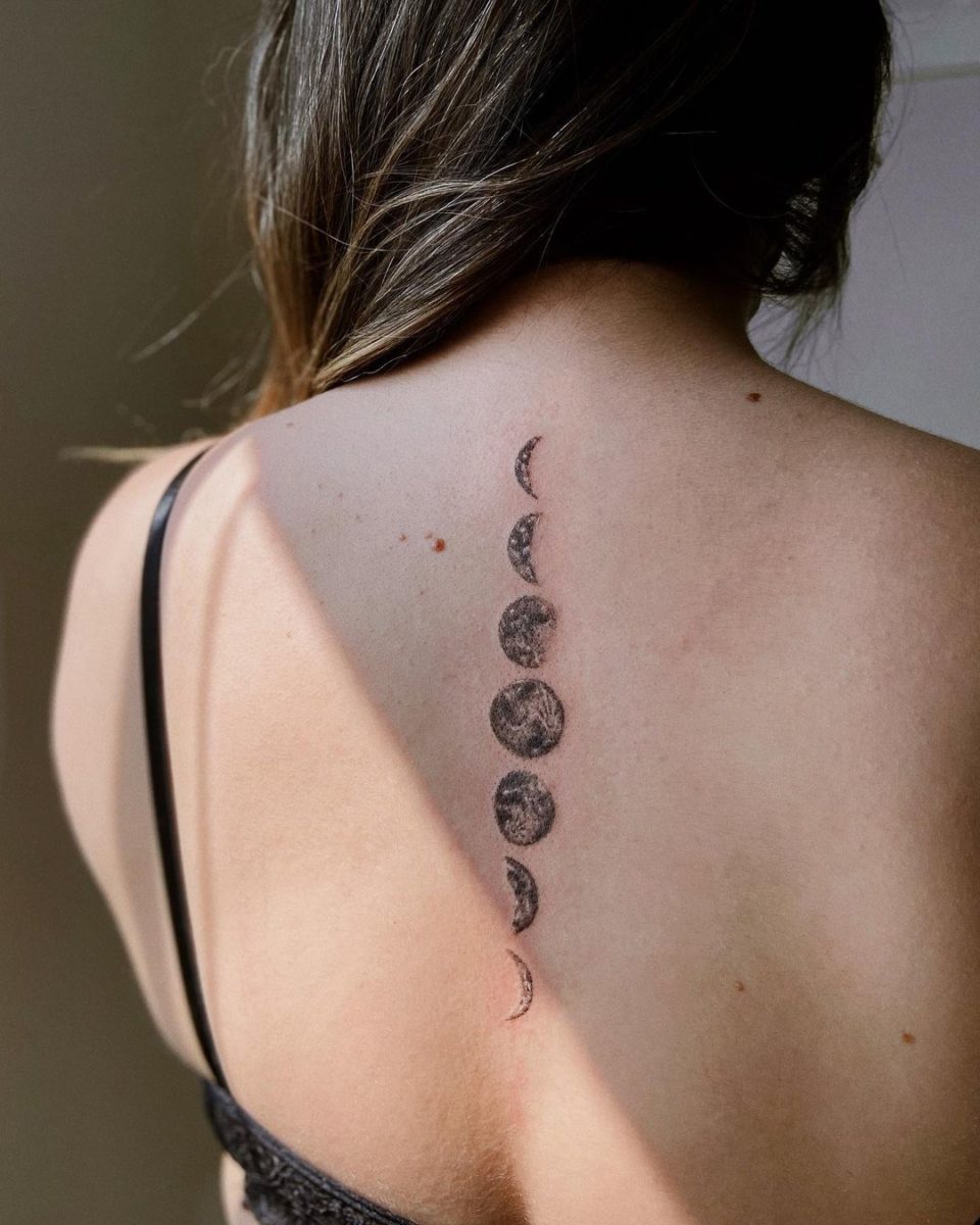 Moon Phases Tattoo Ideas 