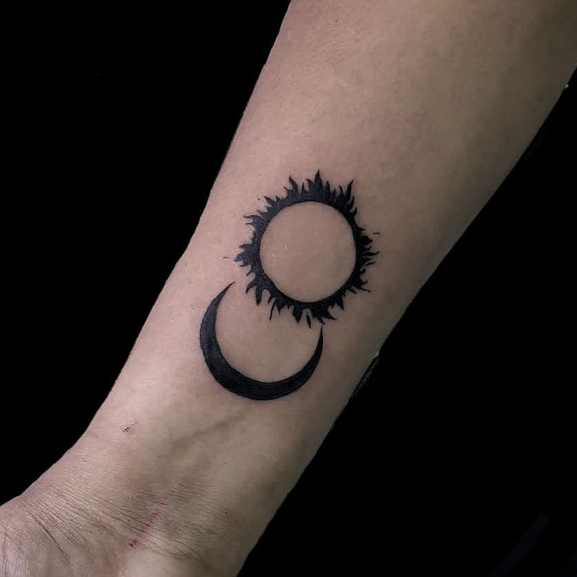 Sun and Moon Tattoo Ideas