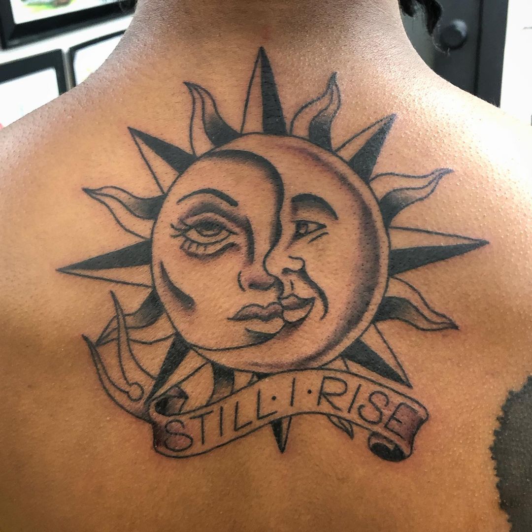 Sun and Moon Tattoo Ideas