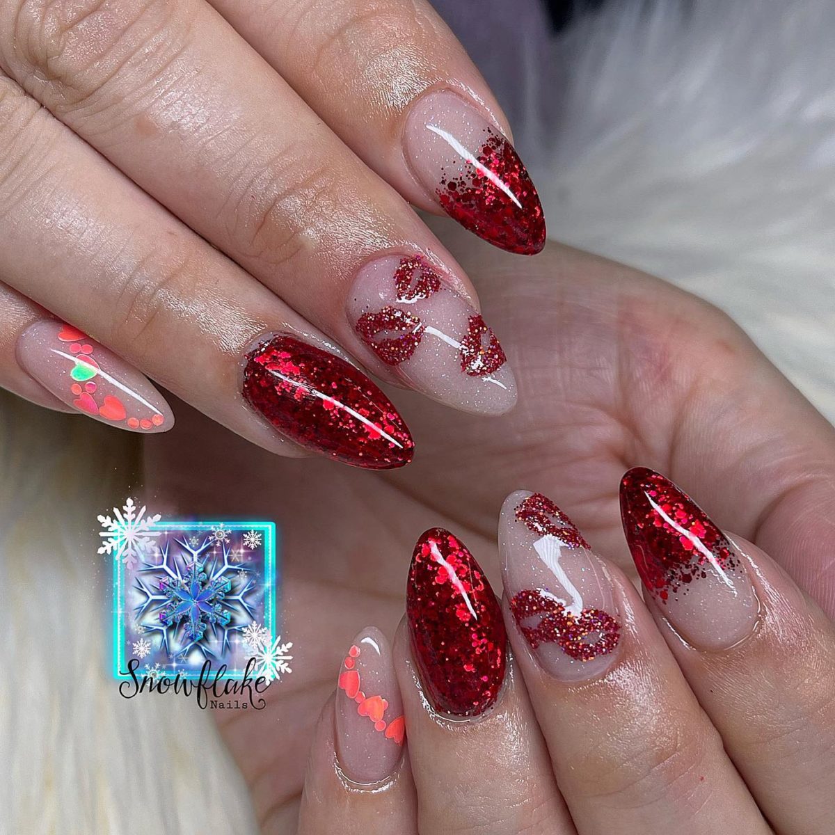 Lovely Red Valentines Day Nails You Should Try