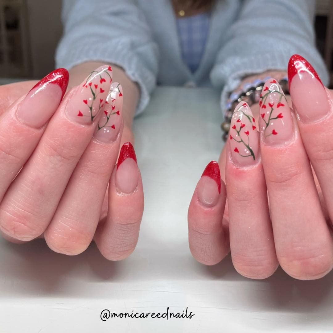 Lovely Red Valentines Day Nails You Should Try