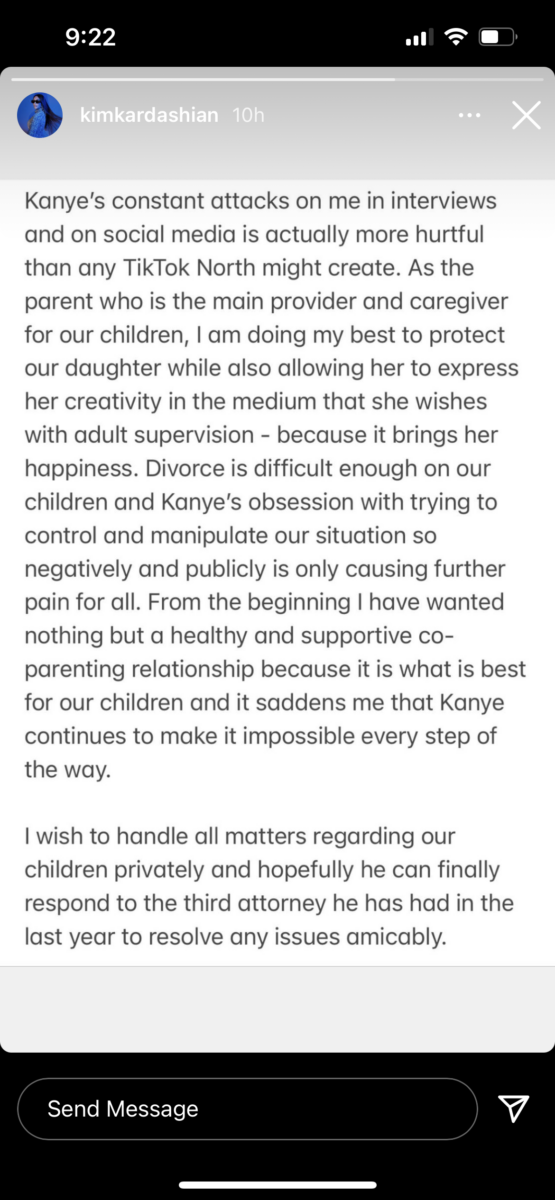 Kim Kardashian and Kanye West's Divorce Drama Goes Public as the Estranged Couple Air Their Grievances on Instagram | Kim Kardashian and Kanye West’s divorce is getting hostile.