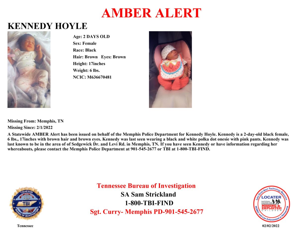 Amber Alert Issued for 2-Day-Old Baby Girl After Her Mother Was Discovered Shot to Death | According to reports an Amber Alert has been issued for the infant after her mother was found dead on February 1.