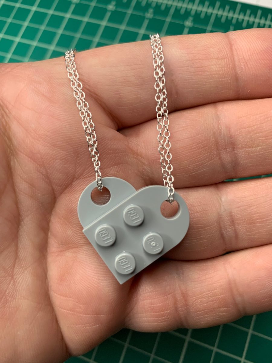 Lego Heart Necklace