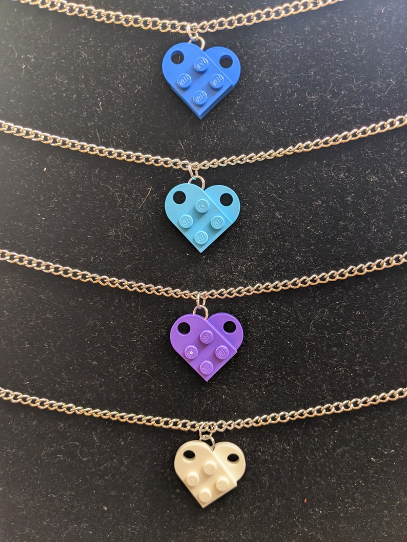 Lego Heart Necklace