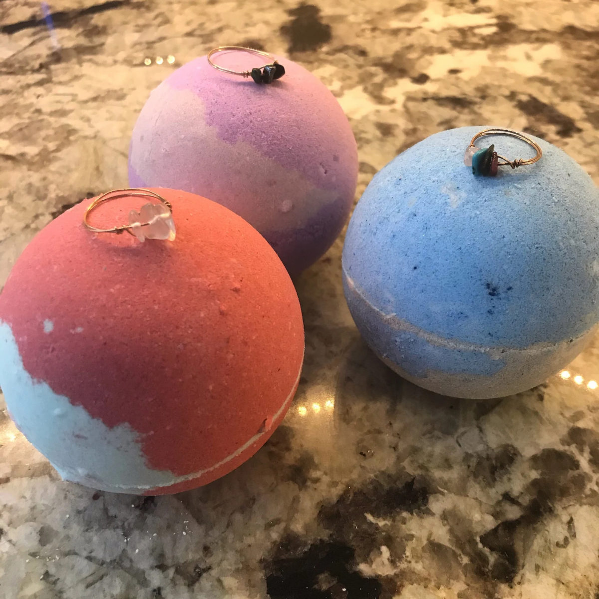 Bath Bombs with Rings