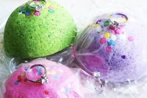 Bath Bombs with Rings Deliver Relaxation with a Special Surprise