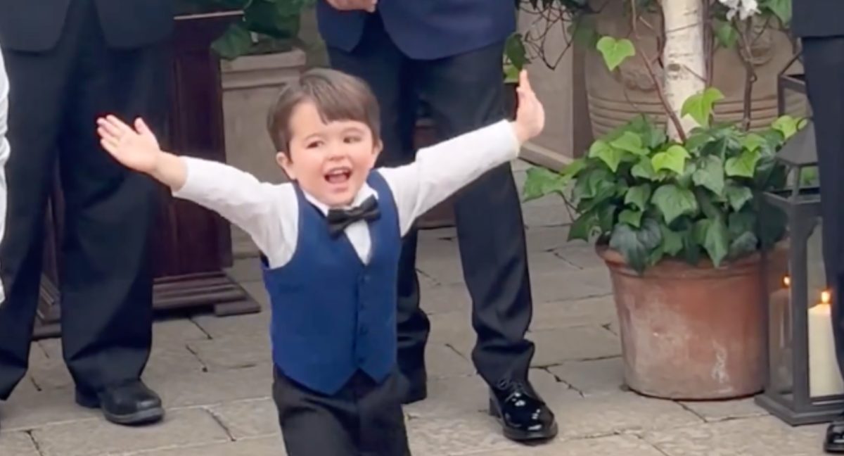 There Is No Better Reaction Than This Little Boy Seeing His Mom Walk Down the Aisle