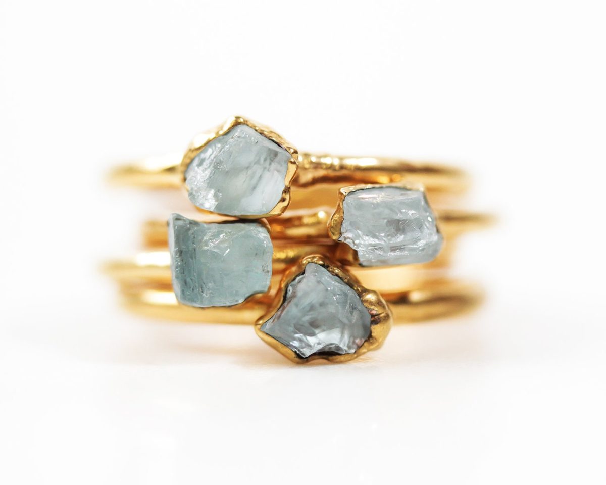 10 Stunning Aquamarine Rings