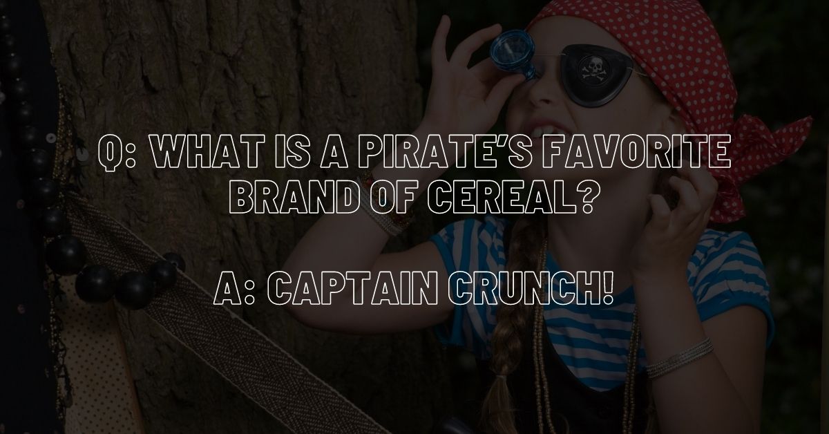 Argh! 50 of the Funniest Pirate Jokes for Kids | If your little matey is one with the sea, then you’ll be sure to earn a giggle or too out of them with these hilarious pirate jokes for kids.