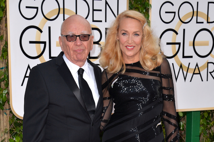 Jerry Hall Files for Divorce from Rupert Murdoch, Requests Spousal Support from Billionaire