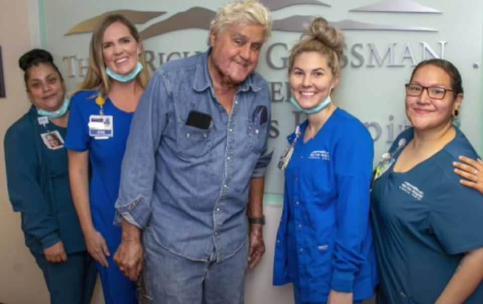 Jay Leno Opens Up for First Time Since Suffering Third-Degree Burns in Garage Fire