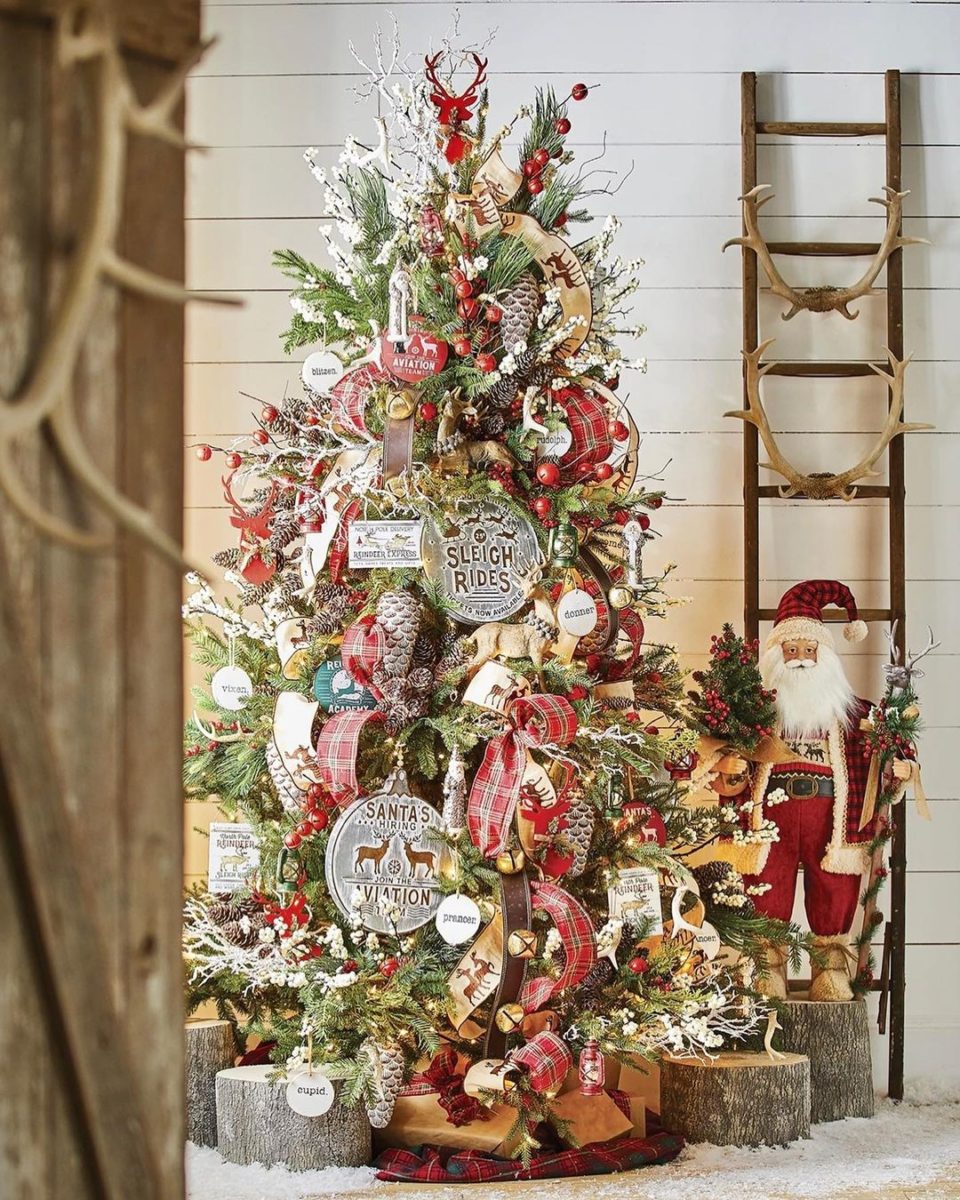 Rustic Christmas Tree Ideas