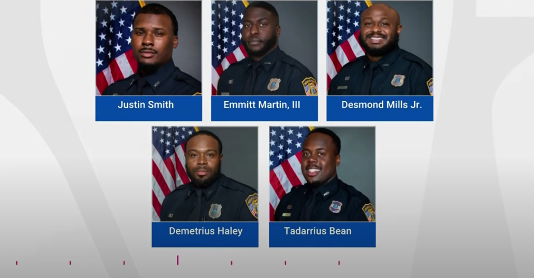 5 Former Memphis Police Officers Arrested and Charged With Second-Degree Murder in the Death of Tyre Nichols | On January 26, the five Memphis police officers involved in the death of Tyre Nichols were arrested and charged with second-degree murder, among other charges.