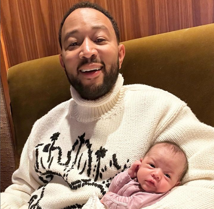 John Legend and Chrissy Teigen Reveal Meaning Behind Name of Newest Daughter, Esti Maxine