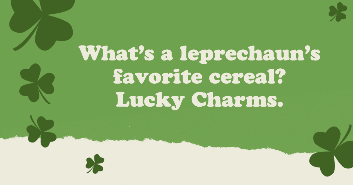 St. Patrick's Day Jokes for Kids