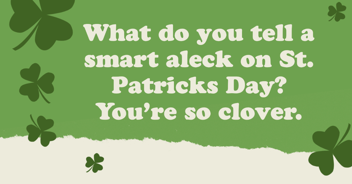 St. Patrick's Day Jokes for Kids