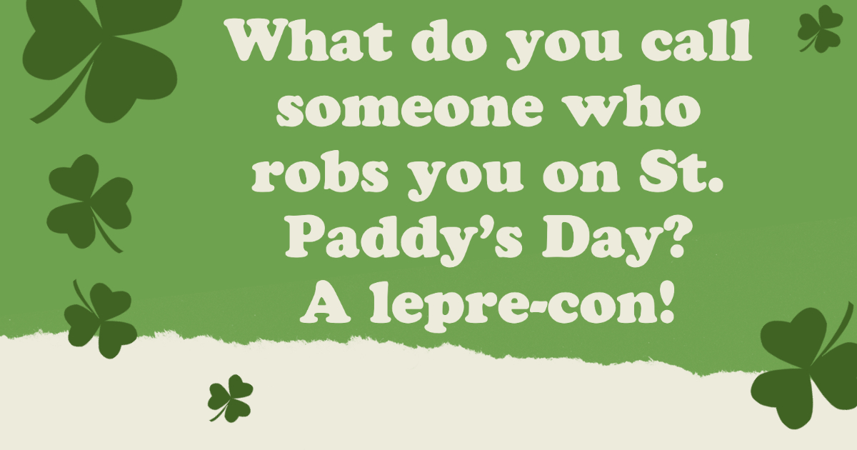 St. Patrick's Day Jokes for Kids