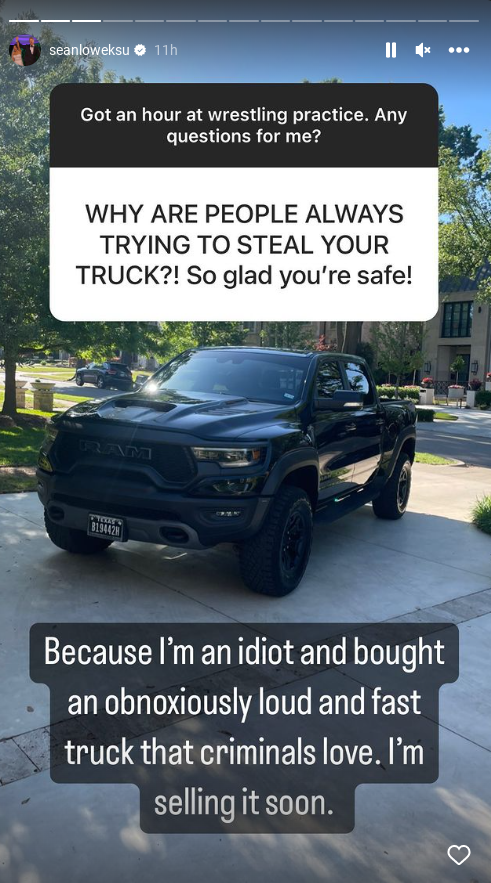 Sean Lowe Reveals a ‘True and Kind of Scary’ Story About 4 Guys Attempting to Steal His Truck While He Was With His 6-Year-Old Son