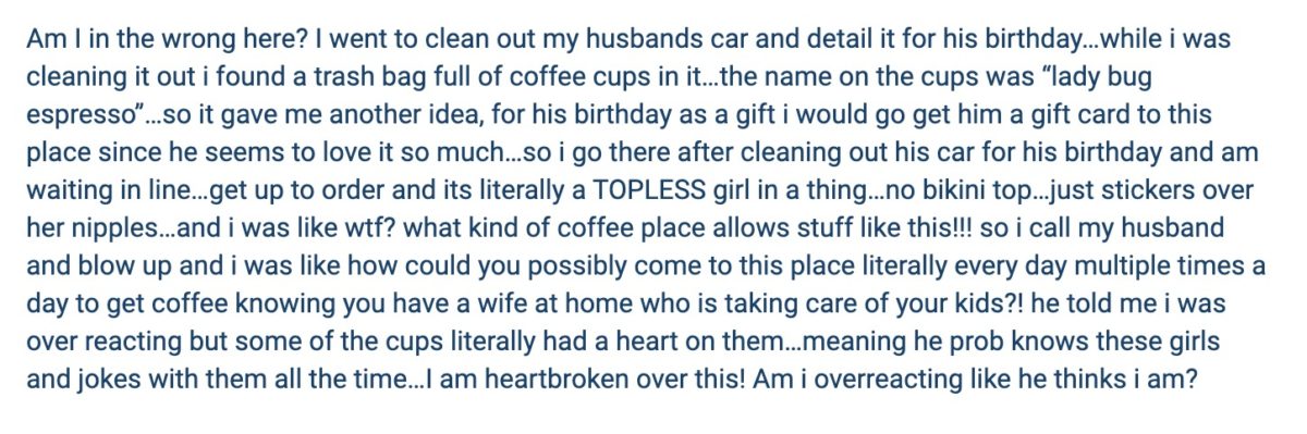 These 15 Spouses Wound Up in Crazy Situations That Left Them So Flabbergasted They Had to Ask for Help