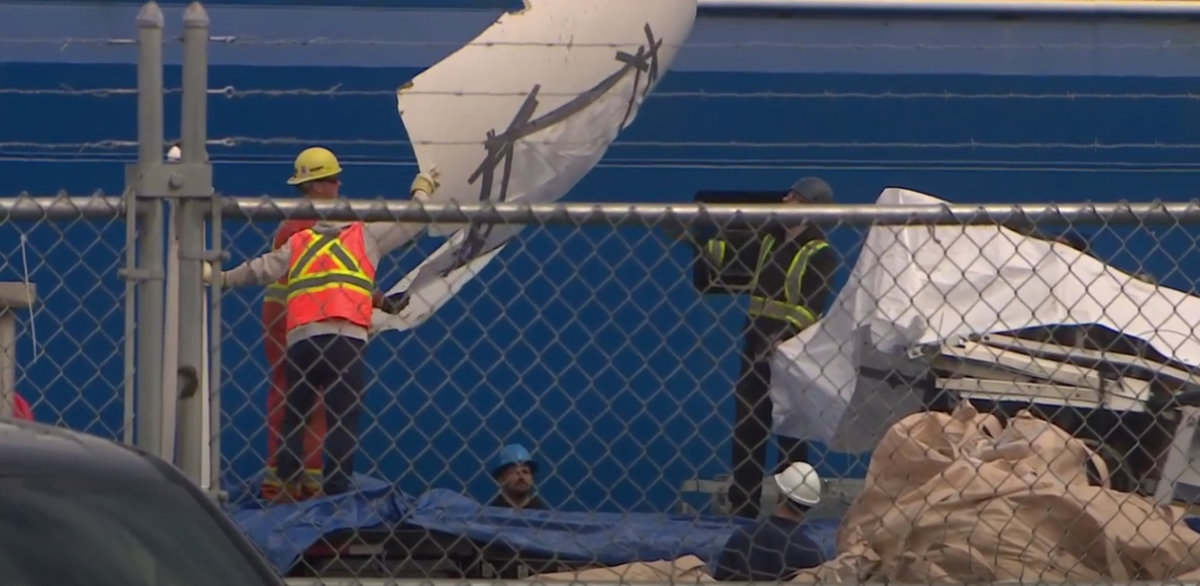 New Photos Show Pieces From the ‘Titan’ Submersible Arriving in Canada for Further Examination