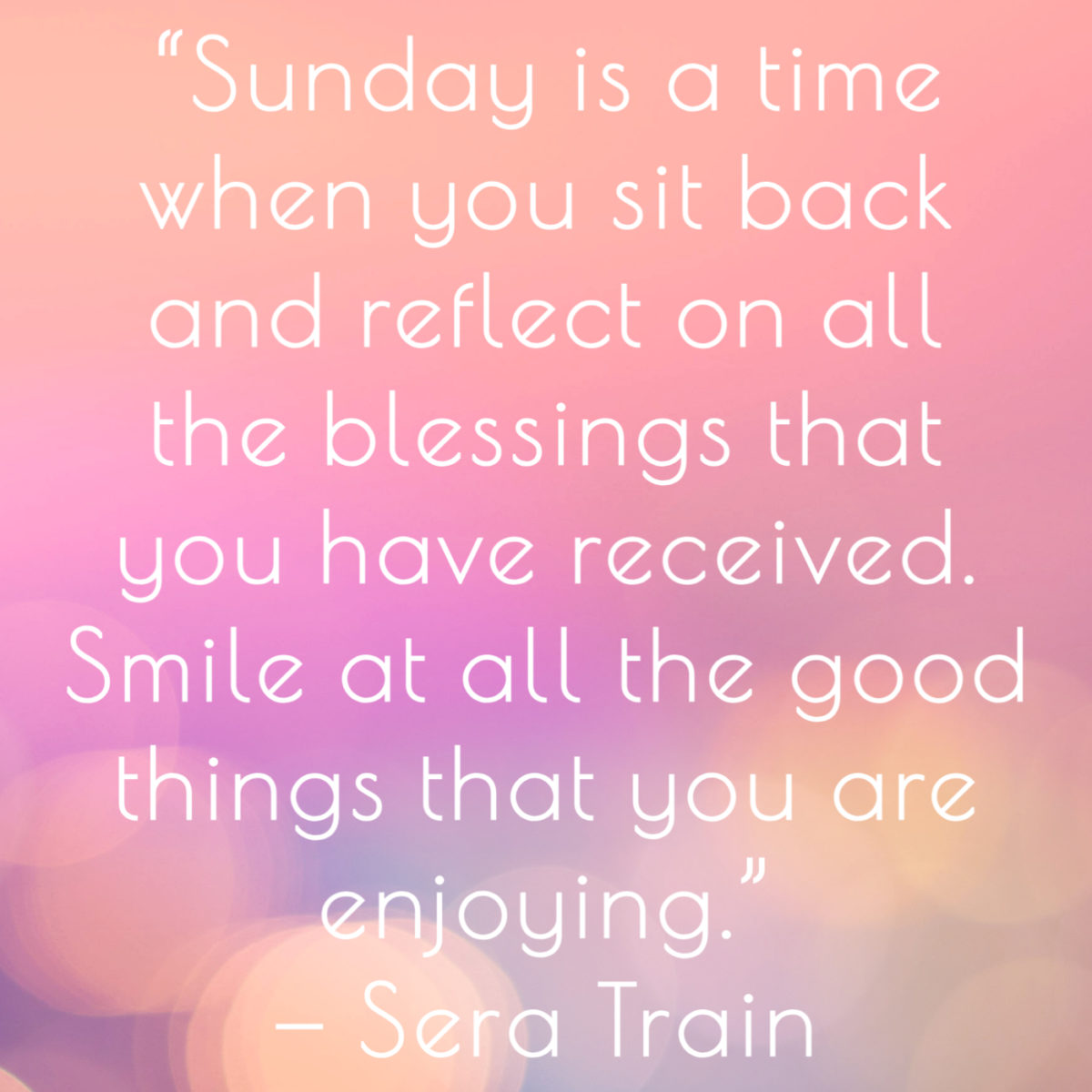 Sunday Quotes