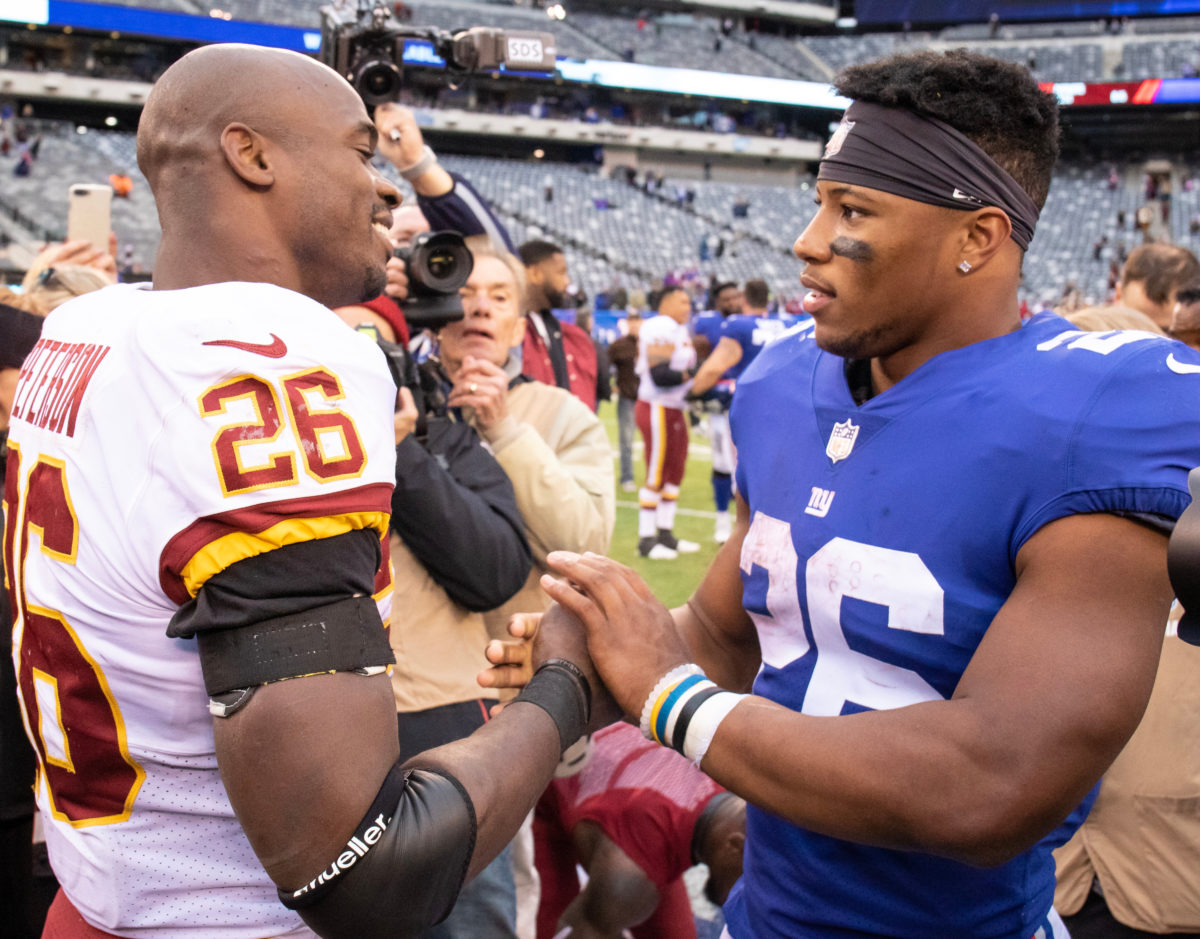 NFL Star's Daughter Steals the Show During His Press Conference | One of the most notable being NFL star Saquon Barkley leaving the New York Giants for the Philadelphia Eagles.