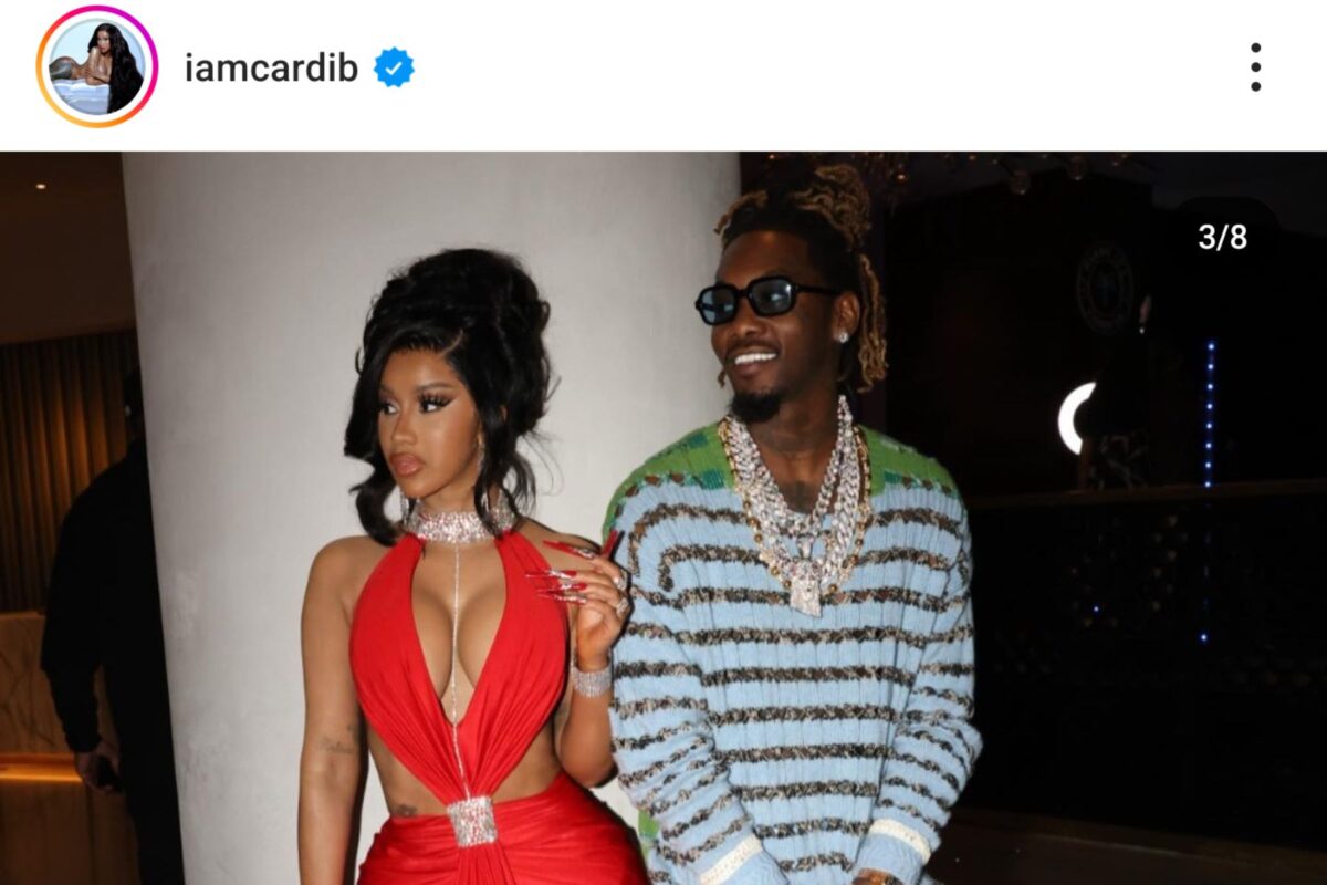 Cardi B doesn’t mince her words after Offset accuses her of cheating while pregnant