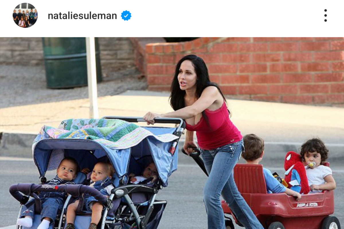 'Octomom' Nadya Suleman is officially a grandmother after son welcomes baby girl