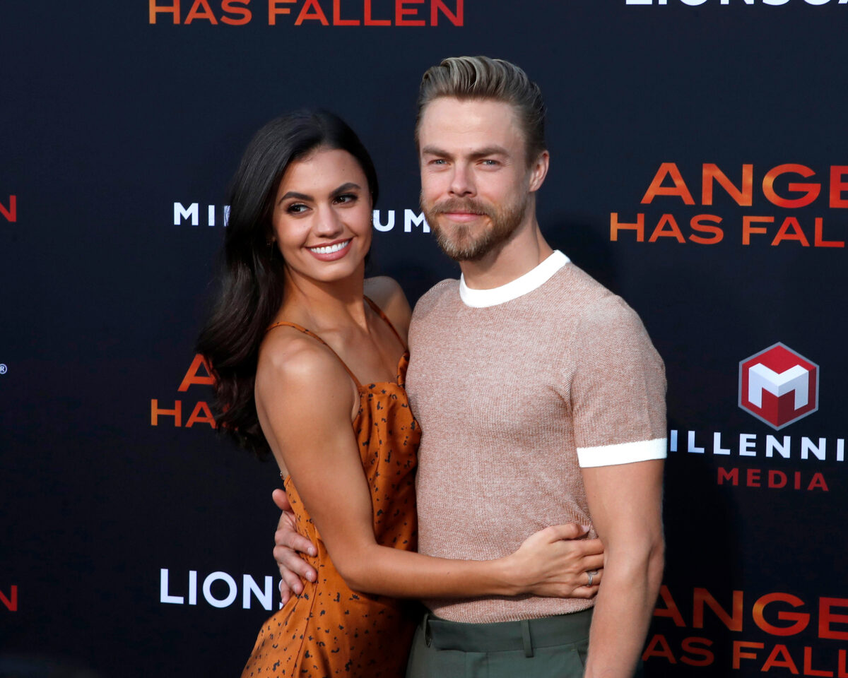 Derek Hough hints at wanting ‘little dancing children’ with wife Hayley Erbert